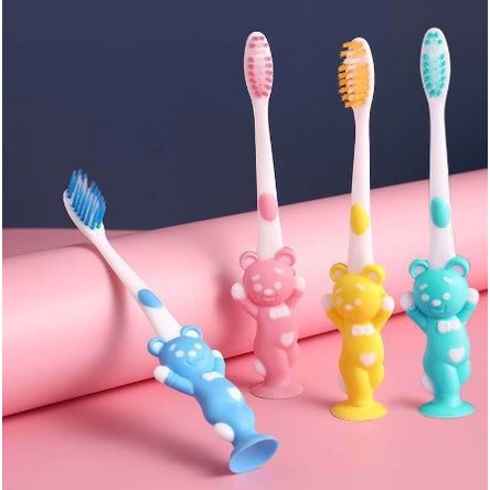 BBS Sikat Gigi Anak Set (4 Pcs) / Sikat Extra Soft Toothbrush Double Care / Sikat Gigi Halus Lembut / Sikat Gigi Karakter Import Murah