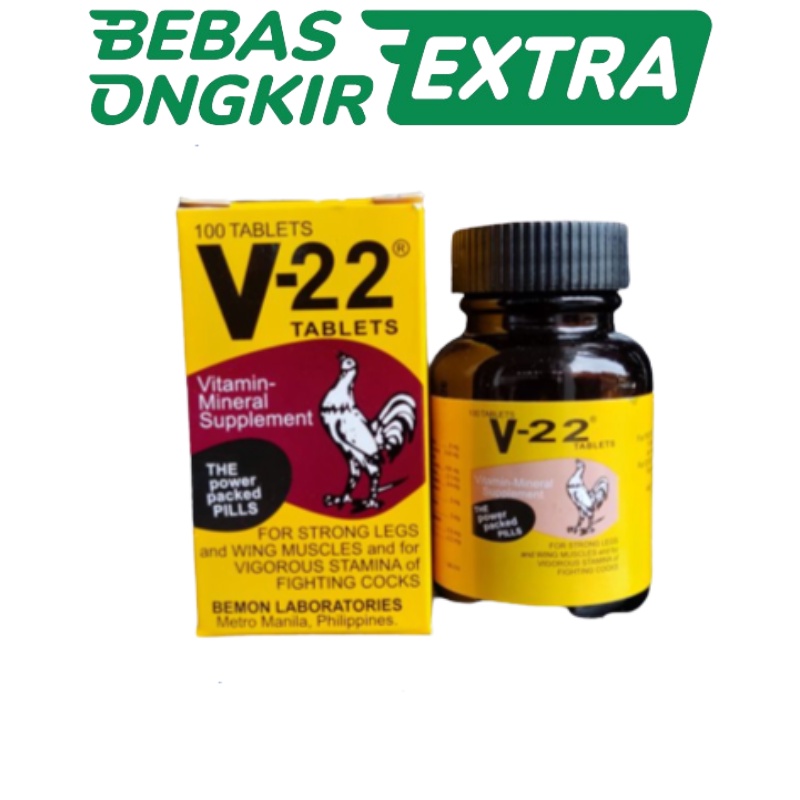 V22 BEMON (ayam putih) - Vitamin Obat Ayam Filipina