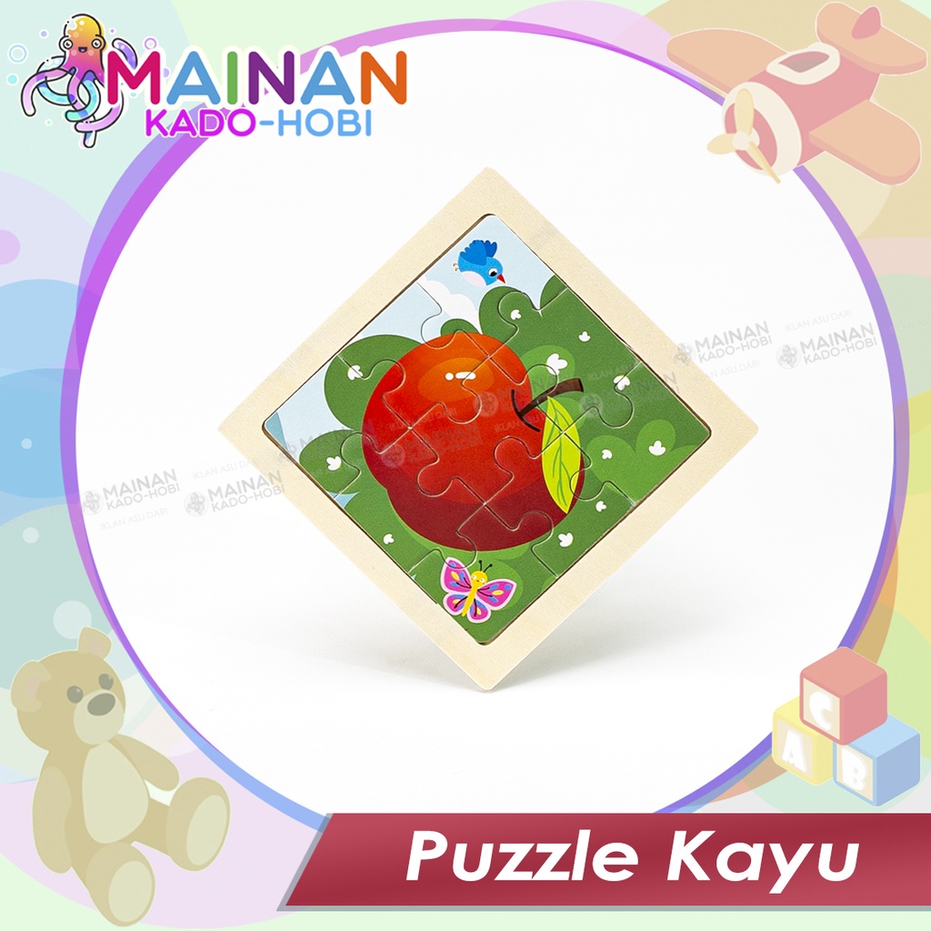 MAINAN EDUKASI ANAK PUZZLE JIGSAW 3 DIMENSI MONTESSORI TOYS