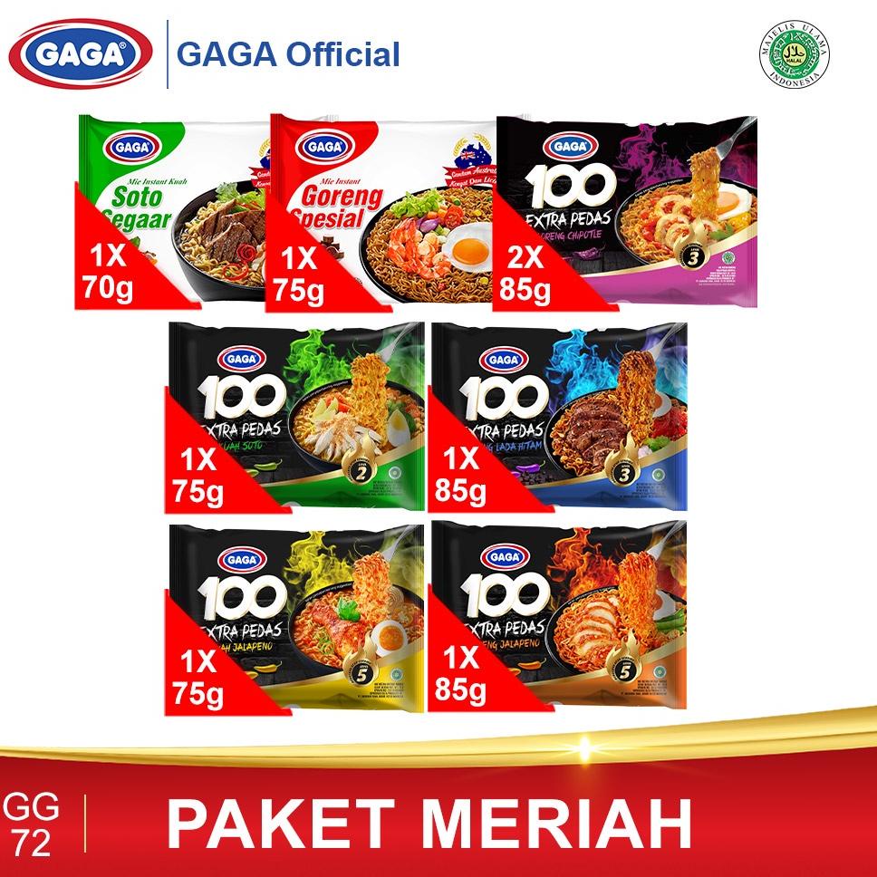 

BARU K923 Paket Spesial All Varian Gaga 100 Mie Instant (GG72) む