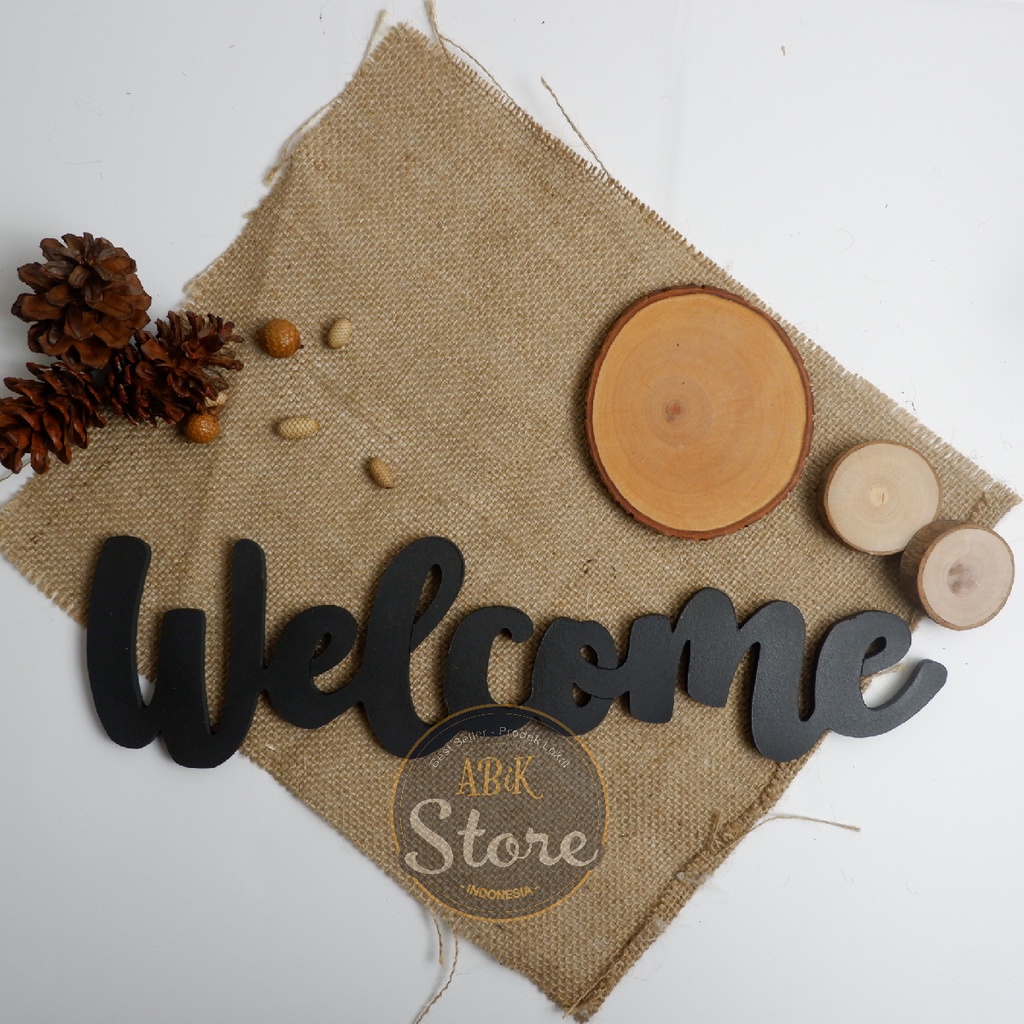 Hiasan Dinding Dekorasi Cutting / Happy Cooking / Kitchen / Laundry / Mushola / Tempat Wudhu / Eat / Salam / Happy Faimly / Welcome