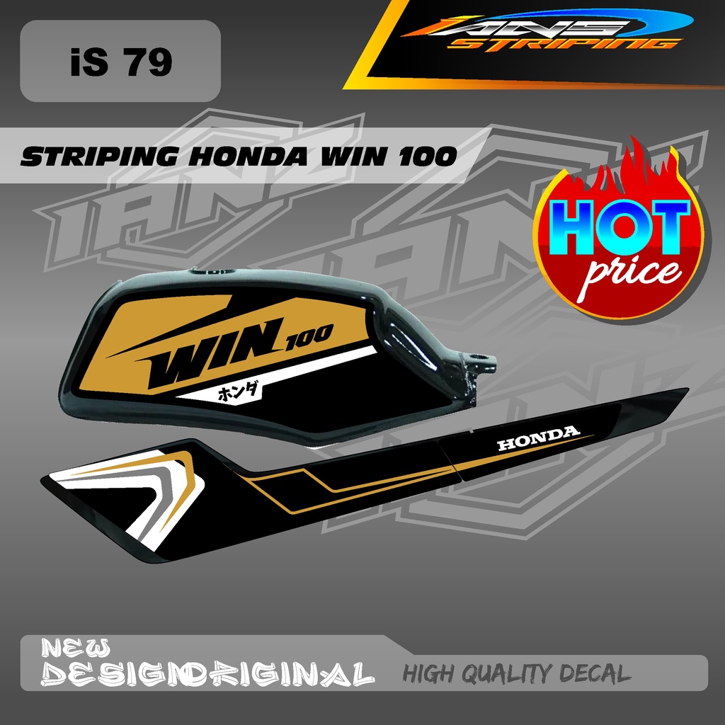 DECAL STRIPING LIST TANGKI WIN100 CUSTOM DECAL HOLOGRAM / NON HOLOGRAM IS79