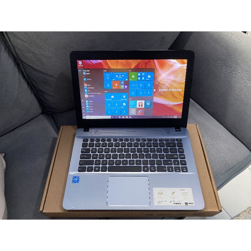 Laptop Asus X441M silver Intel Celeron N4000 RAM 4 GB SSD 256 GB