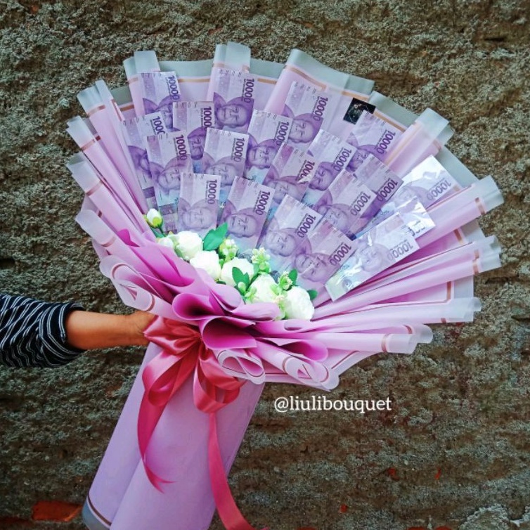 

BuketUang/MoneyBouquet/20Lembar/BisaCustom