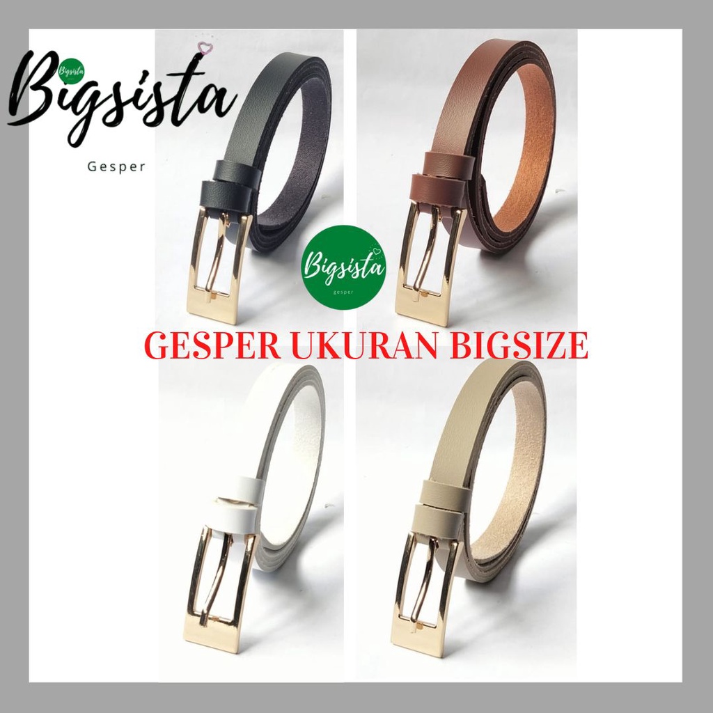 Ikat Pinggang Gamis Wanita Ukuran Jumbo Belt Fashion Gesper Cewek Lingkar Pinggang Besar