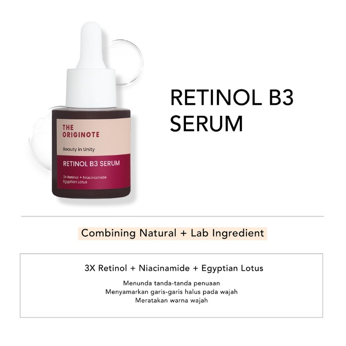 The Originote Retinol B3 Serum 20ml