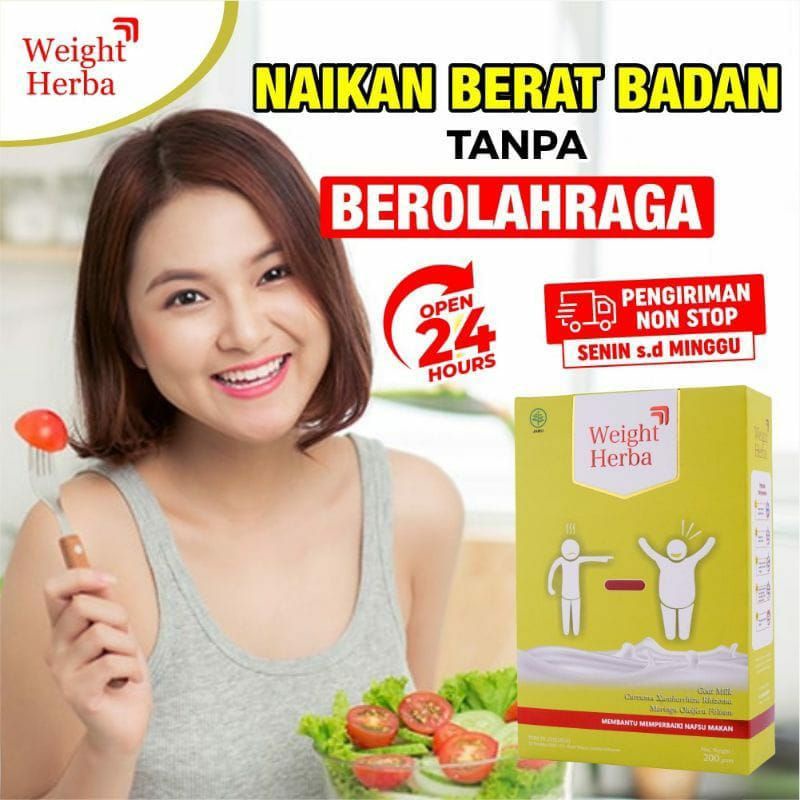 Susu Weight Herba Penambah Berat Badan - Susu Penggemuk Badan Herbal - Susu Penambah Nafsu Makan - W
