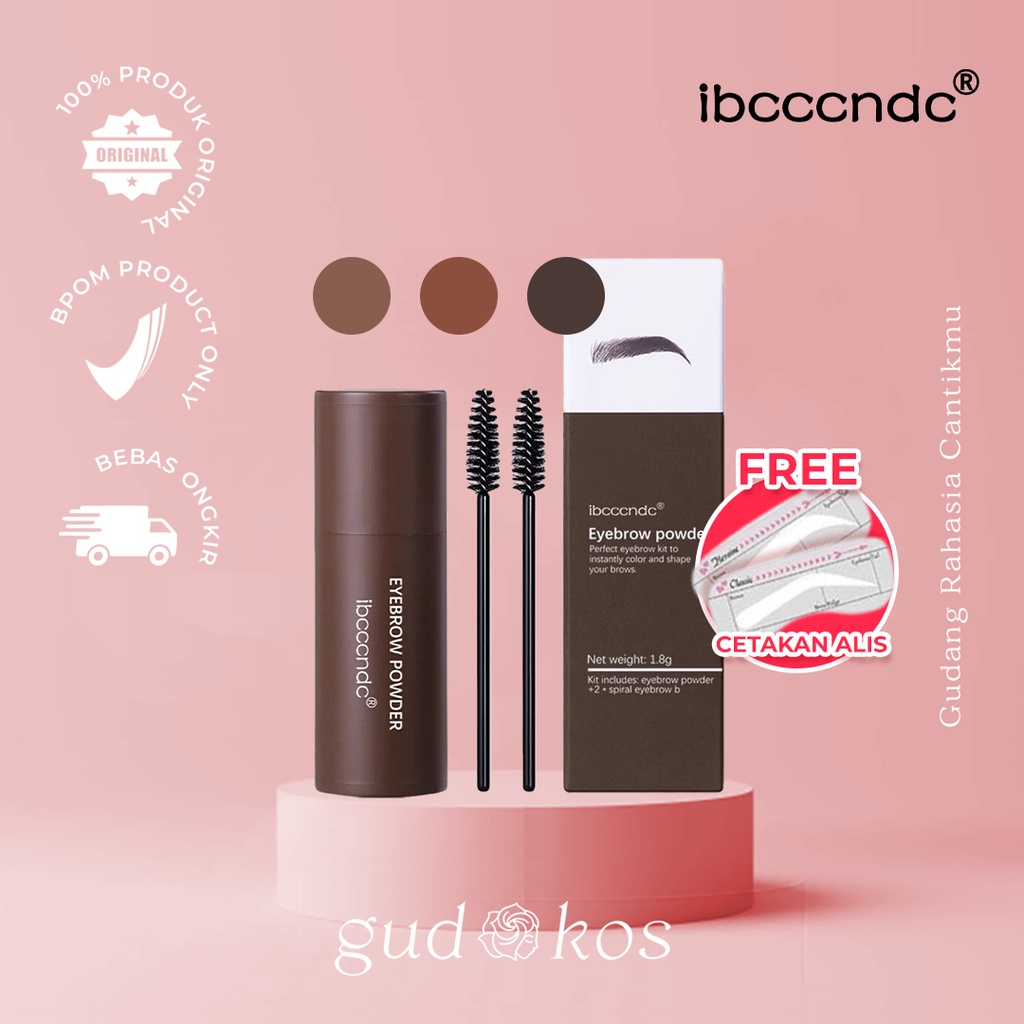 (100% ORI) IBCCCNDC Magic Eyebrow Powder Stamp - Cetakan Alis Instan