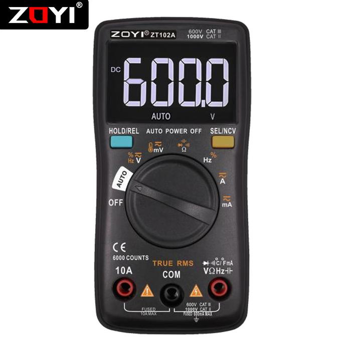 ZOYI ZT-102A Upgrade Auto Multimeter Digital Avometer Multitester Ori