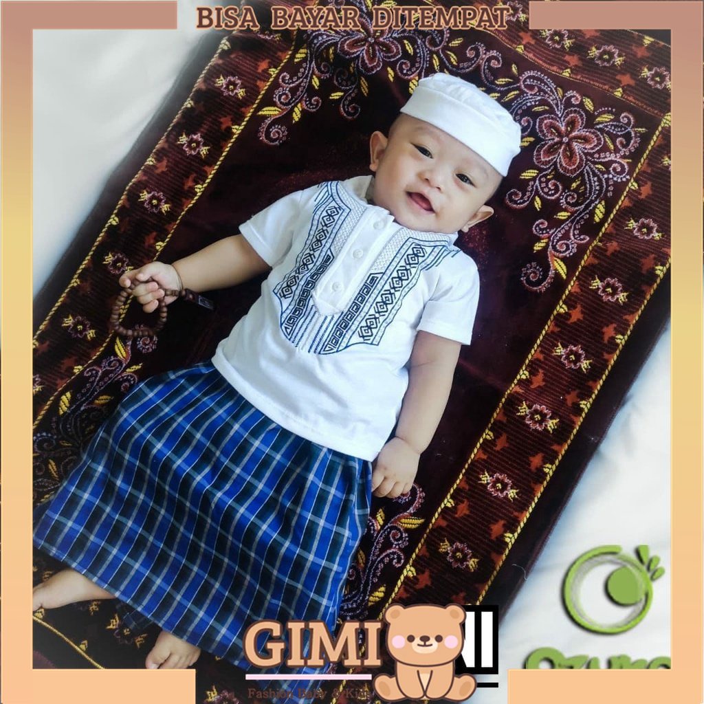 Baju Koko Bayi Laki Laki 0 6 Bulan New Born 6 12 Bulan Ozuka Setelan Koko Sarkoci Bayi Laki Laki Cow