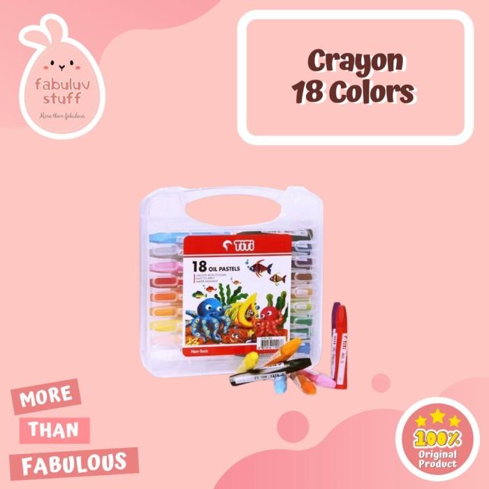 

New Atk ~ Crayon Titi / Joyko Isi 18 / Krayon Warna Original