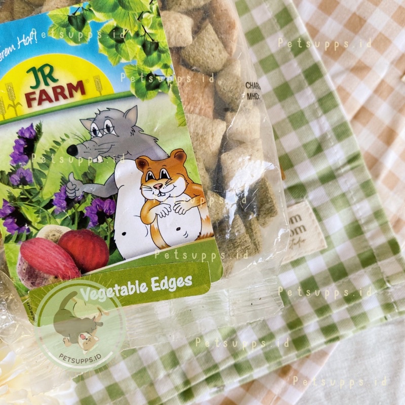 Jr Farm vegetable edges 5gr | treats for small animals such hamster, rabbit, guinea pig, sugar glider | imported from germany