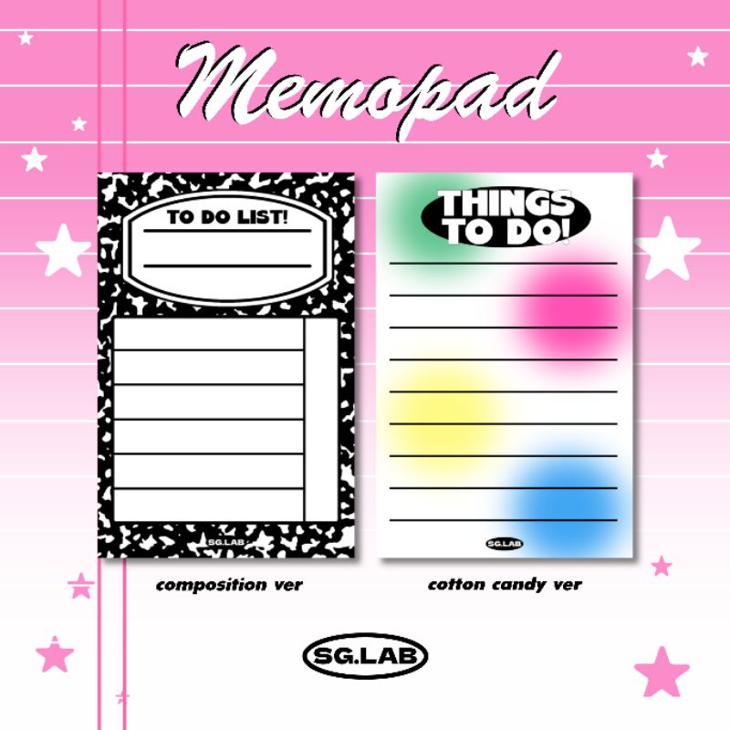 [SG.LAB] Memo pad to do list