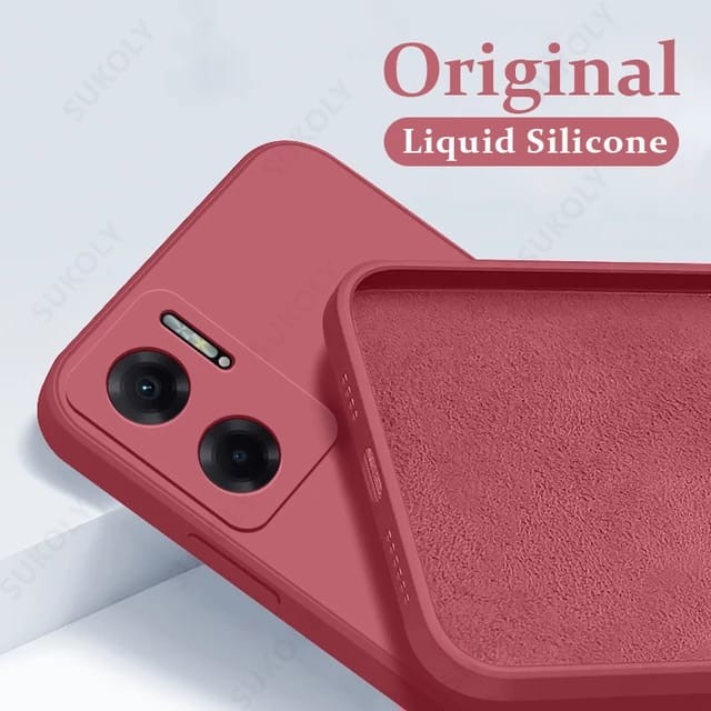 Soft Case Redmi 10 5G Liquid Silikon Slim Skin Candy Macaron Bludru