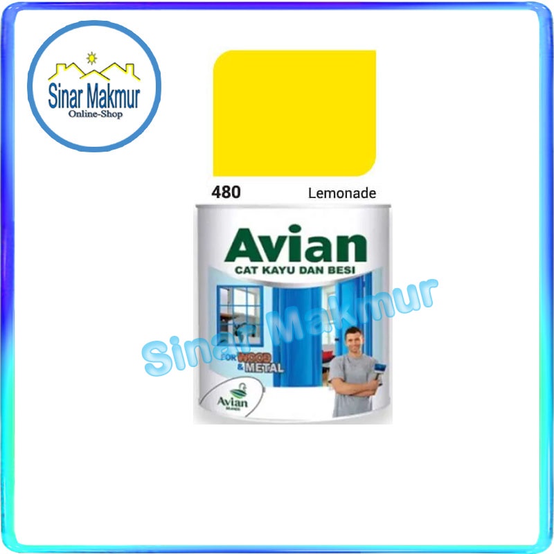 Cat Kayu Besi 100 CC 100 ML 480 Lemonade (AVIAN)