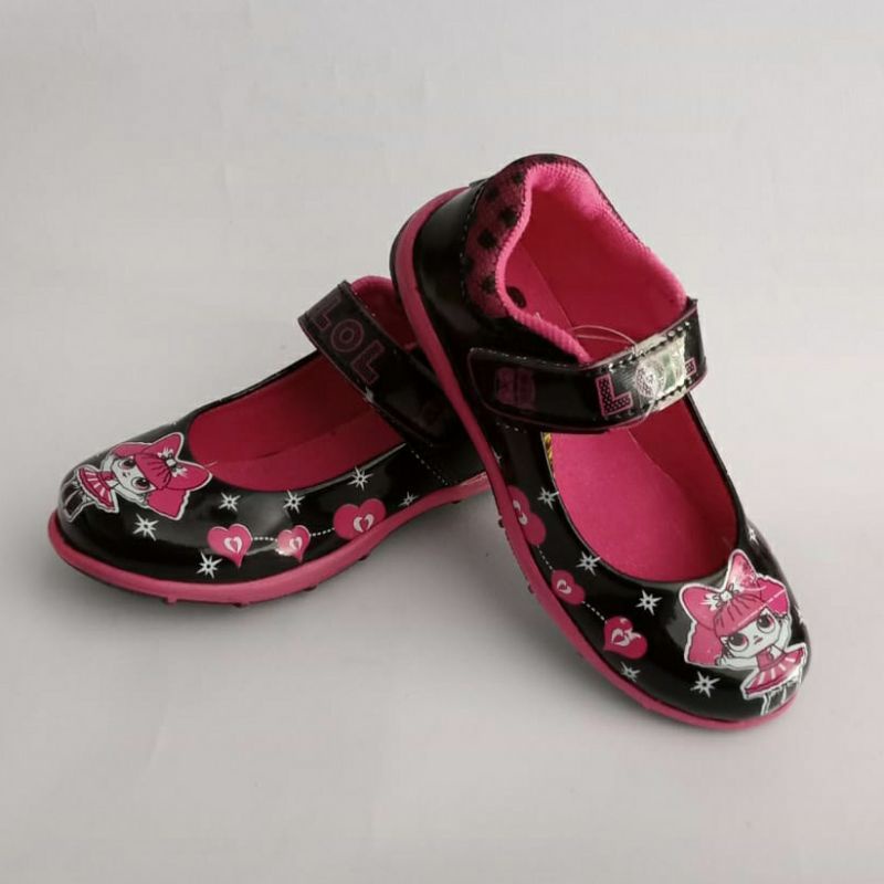 Sepatu anak perempuan balet flatshoes sekolah TK SD // Sepatu sekolah anak cewek PAUD TK LOL hellokitty