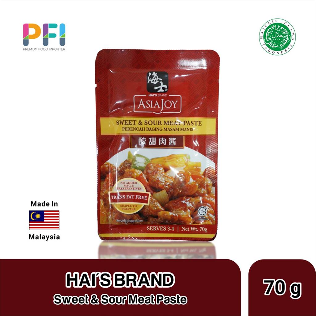 

Hais Asia Joy Sweet & Sour Meat Paste 70g - Bumbu Daging