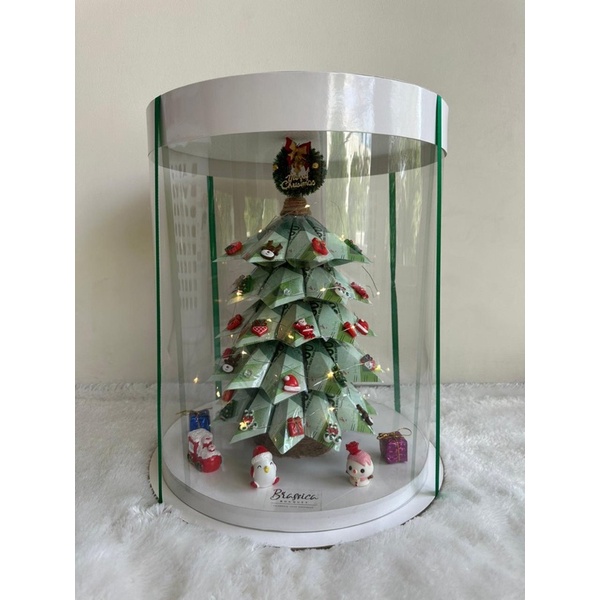 KOTAK KUE NATAL / BOX KUE NATAL / DUS KUE NATAL 22x22x35