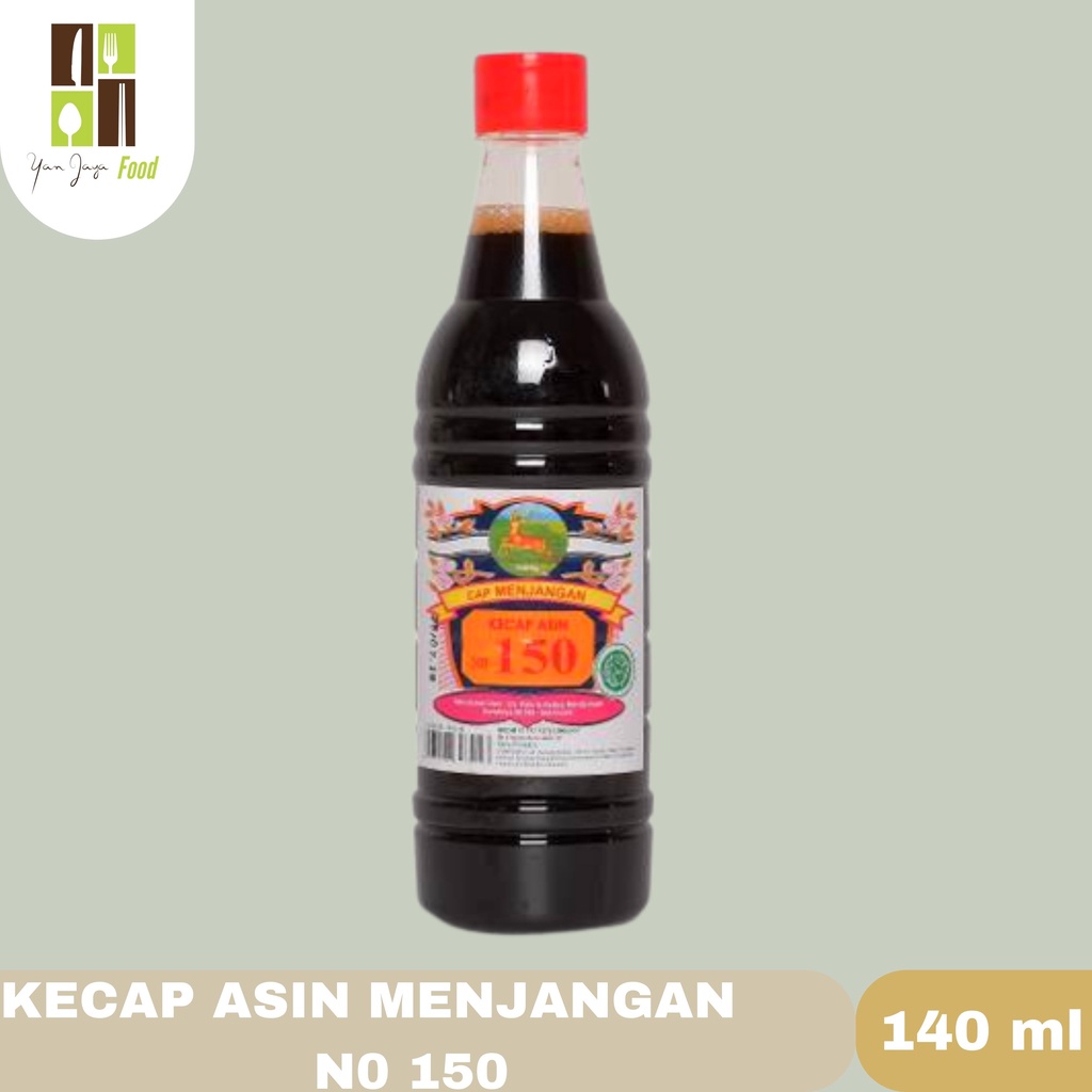 Kecap Asin Cap Menjangan No 150 [140ml]/ No 350 [600ml]