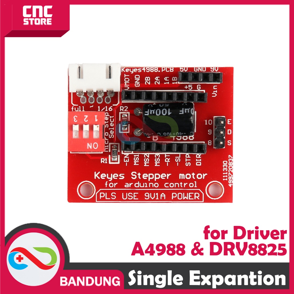 EXPANSION BOARD SINGLE 3D PRINTER A4988 DRV8825 STEPPER MOTOR