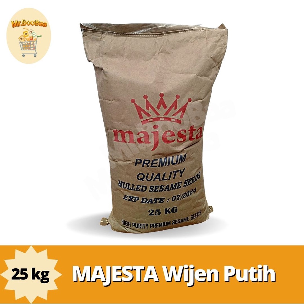 

MAJESTA Wijen Putih @25 kg - Wijen Putih per sak - Wijen Majesta