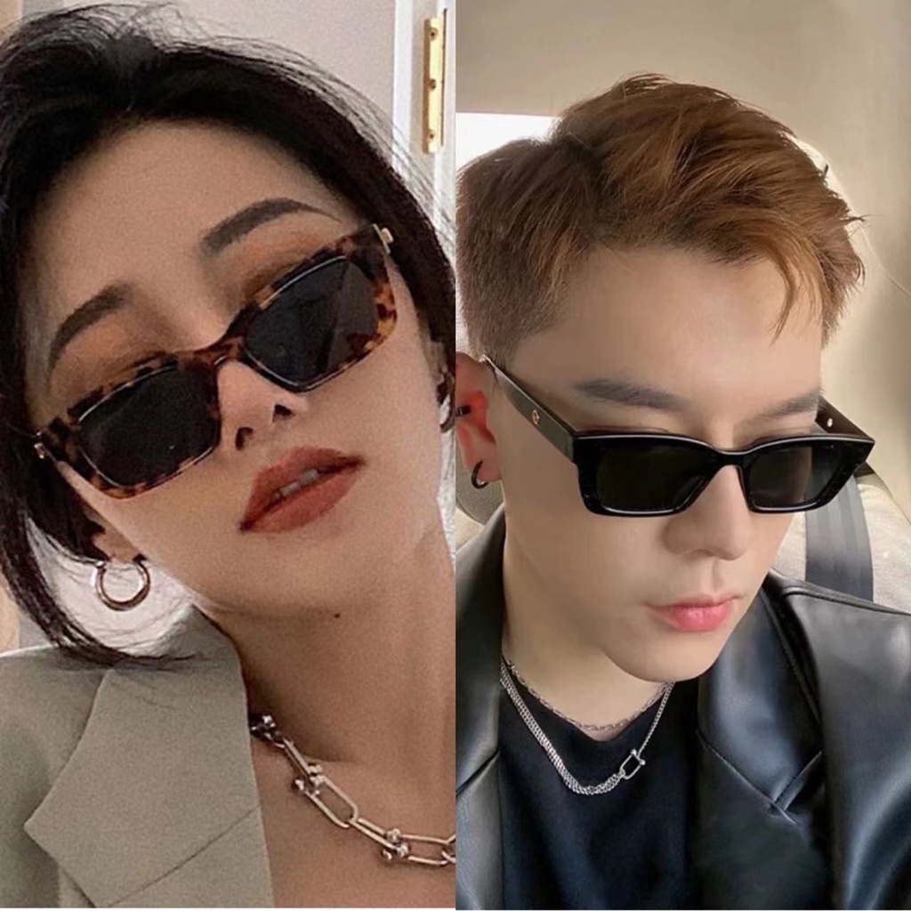 Kacamata Hitam Lensa Gelap Wanita Pria Fashion Show Sunglasses Korean Fashion Kacamata Lebar Viral Tik Tok Kecamata Jennie Kaca Mata Itam Item Korea Persegi Retro Vintage Model Gaya Baru Konser Pantai Banjarmasin Banjarbaru KCH20