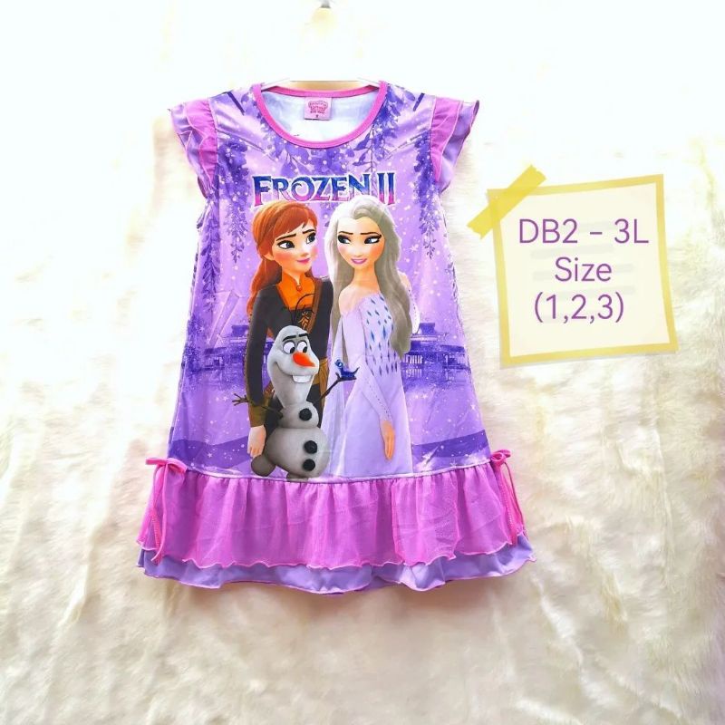 DRES FROZEN ANAK/GAUN FROZEN