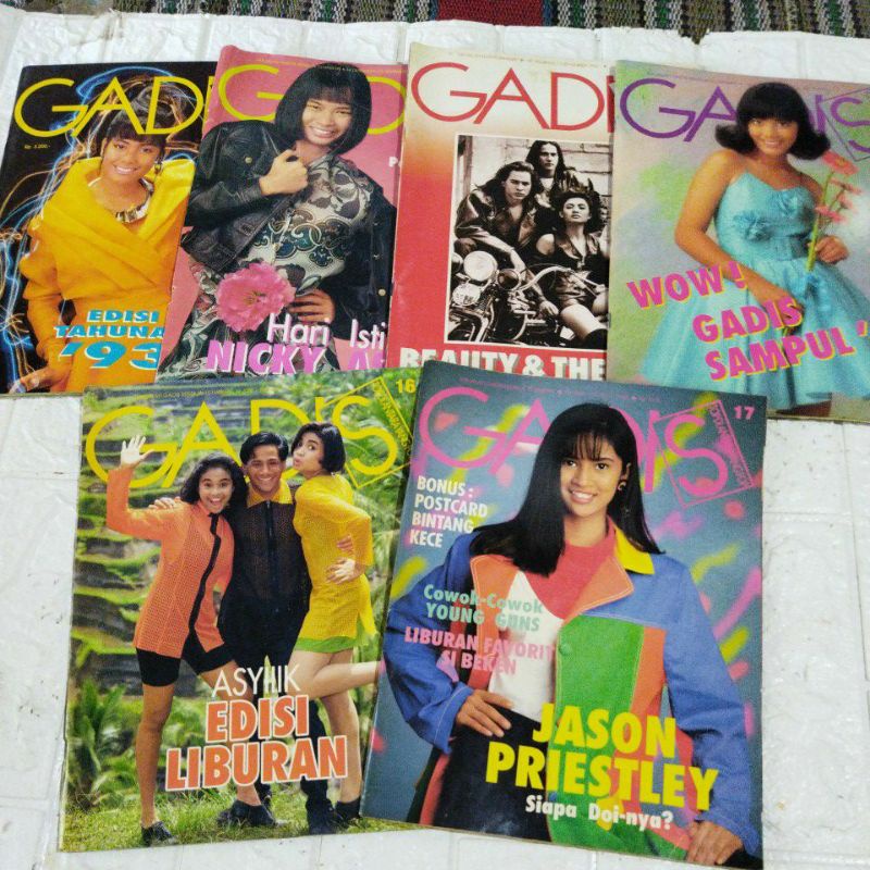 majalah gadis tahun 1992 / majalah jadul lawas