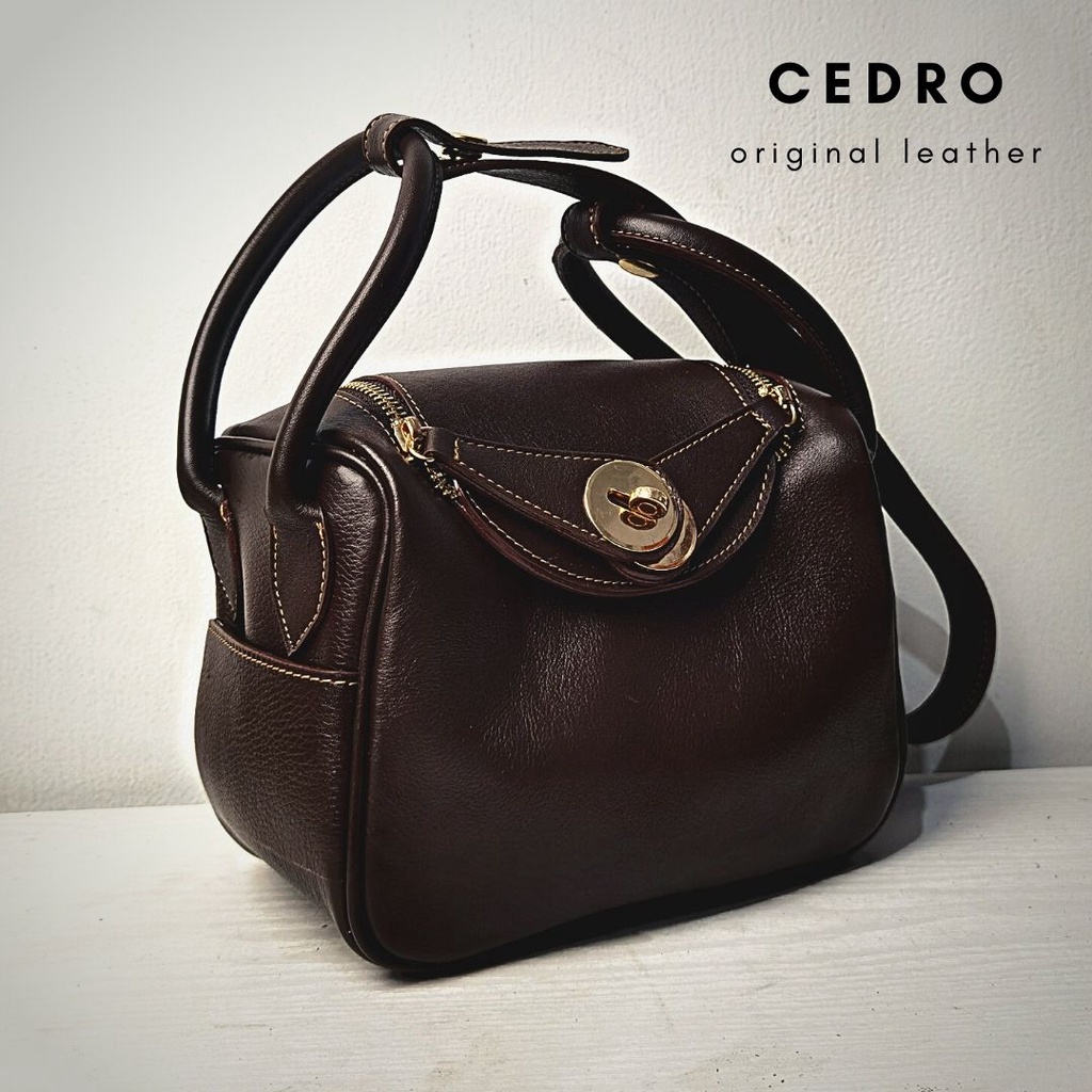 Tas Linda Bag Mini Ukuran 16 Bahan Kulit Asli Garansi 2 Tahun
