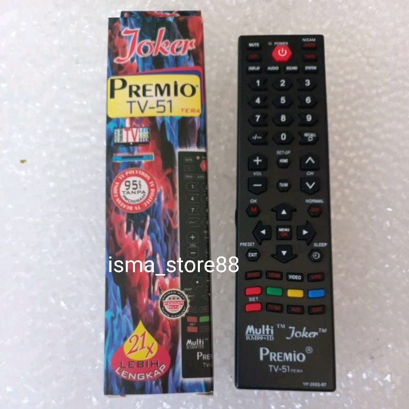 REMOT TV MULTI UNIVERSAL JOKER PREMIO TV-51