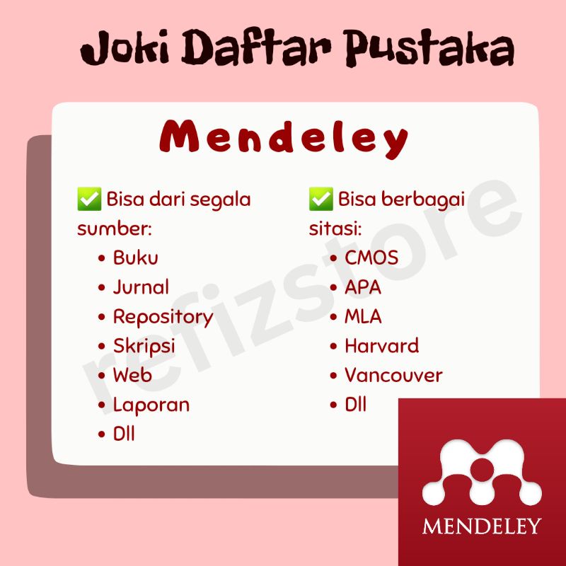 

Jasa Daftar Pustaka
