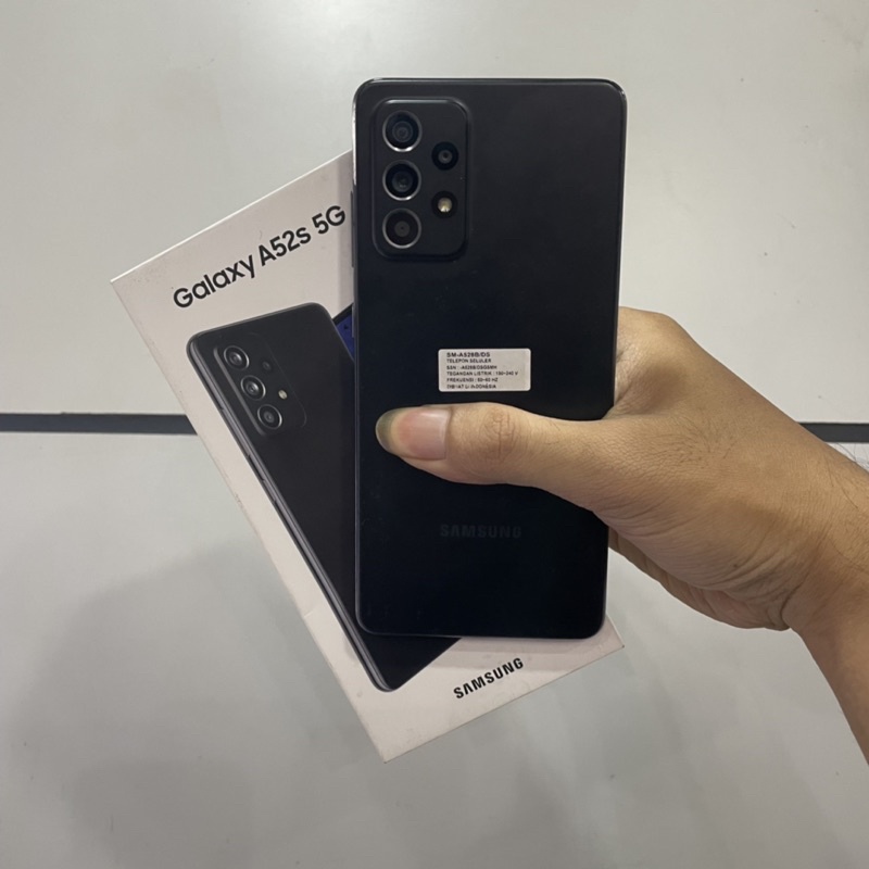 samsung a52s 5G ram 8/256gb second bekas pakai mulus fullset original