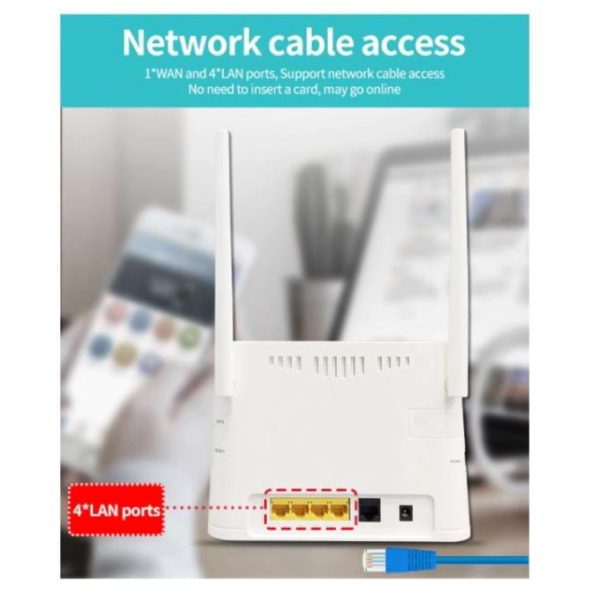 Modem Wifi Router Sim Card 4G LTE SMARTCOM XM220 Wifi Router 150Mbps