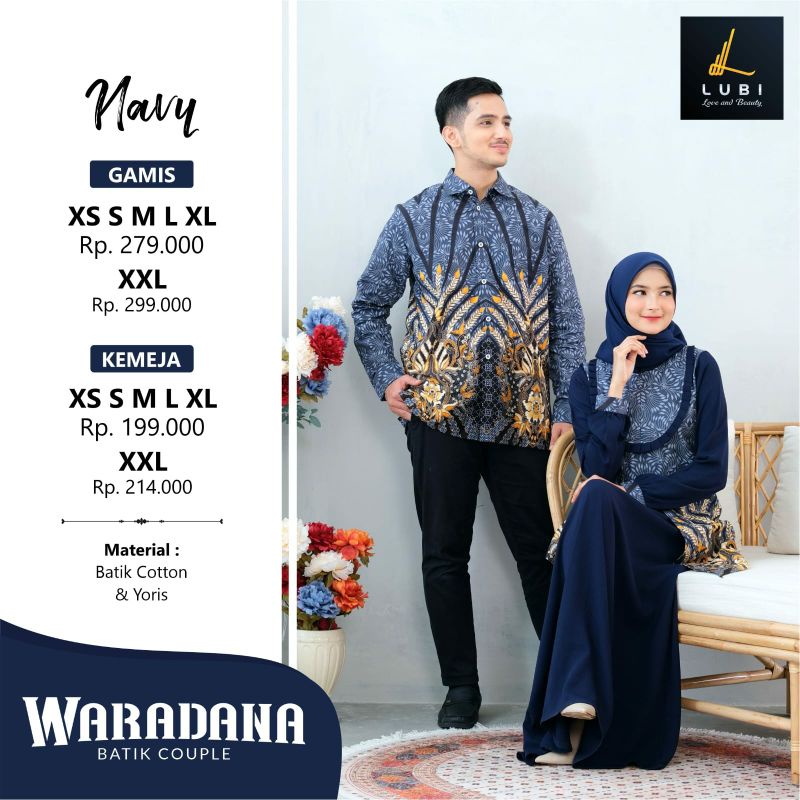 Lubi couple Waradana baju batik