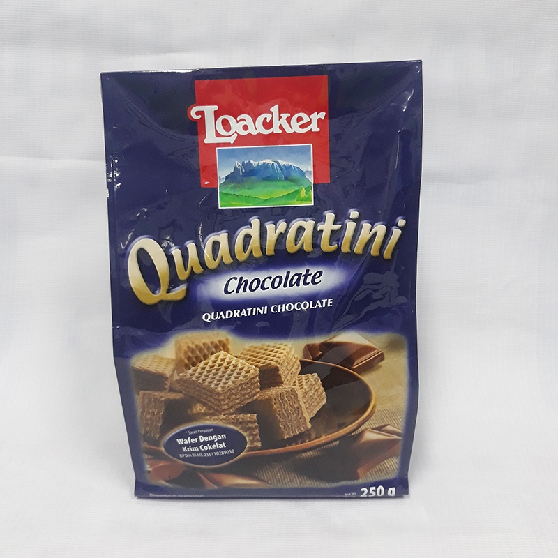 

Loacker Wafer Quadratini Cacao 250Gr