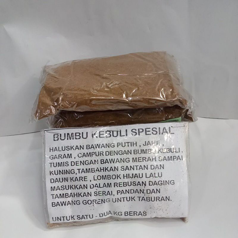 

BUMBU KEBULI SPESIAL Bumbu Nasi Kebuli Instant Masakan Khas Timur Tengah ORIGINAL