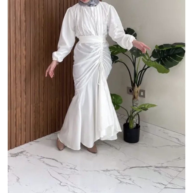 PCS MAXY VANYA SLIK MS FASHION PAKAIAN WANITA GAMIS DRESS MAXI BUSUI BAHAN VELVET