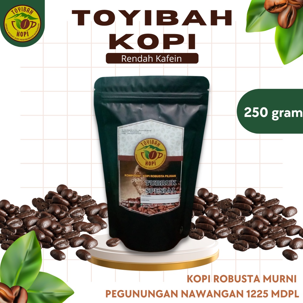 Jual Kopi Bubuk Robusta 100 250gr Rendah Kafein Gak Bikin Mules