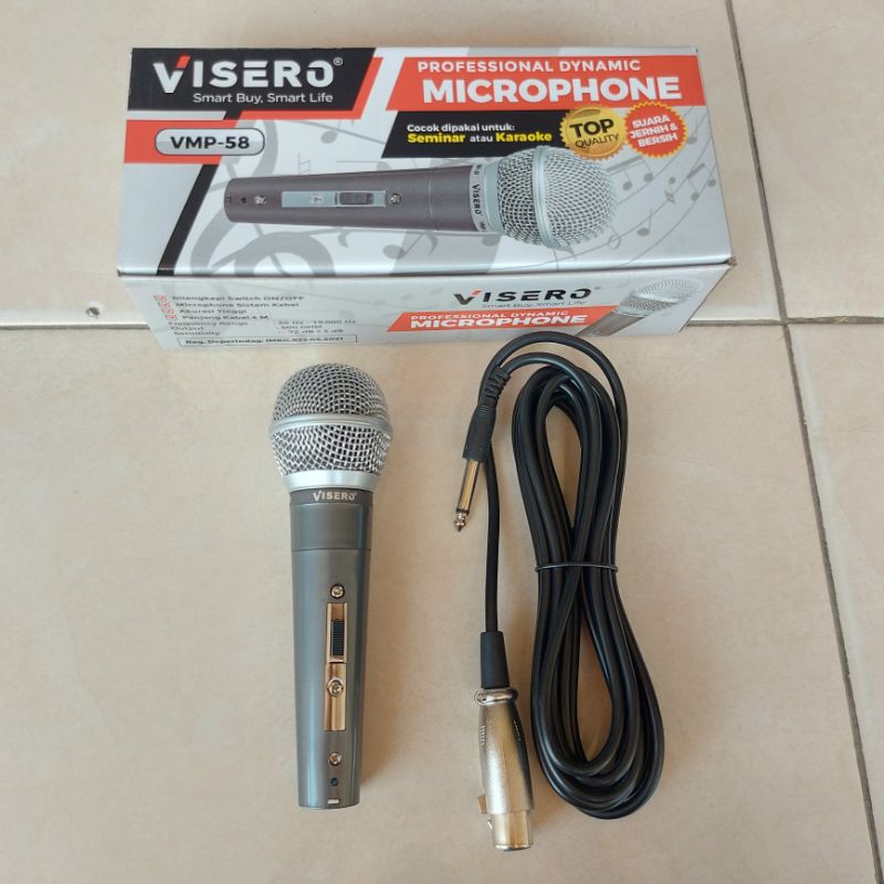 Mic Microphone Visero VMP-58 Mic Visero VMP 58