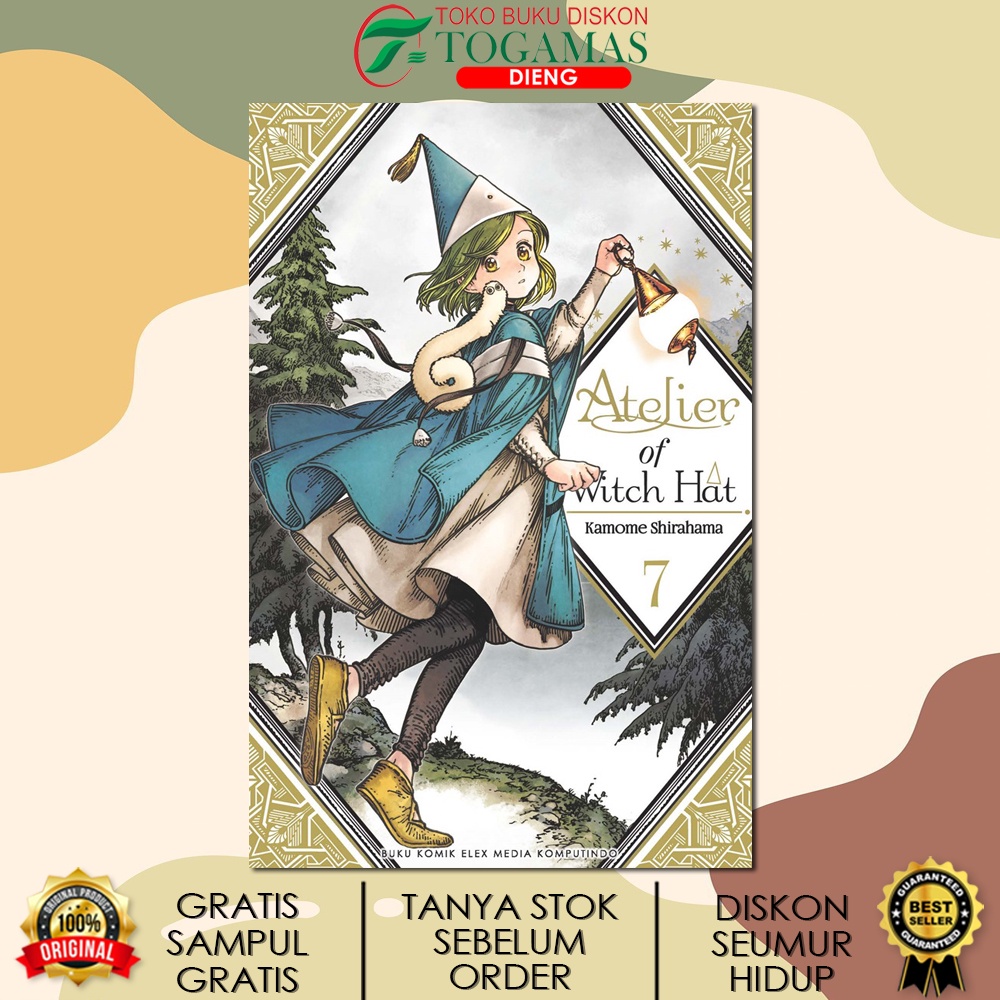 SERI KOMIK ATELIER OF WITCH HAT KARYA KAMOME SHIRAHAMA