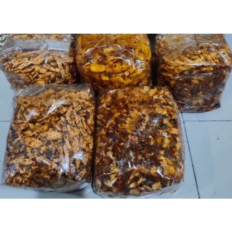 

Basreng stick pedas gurih 1 kg