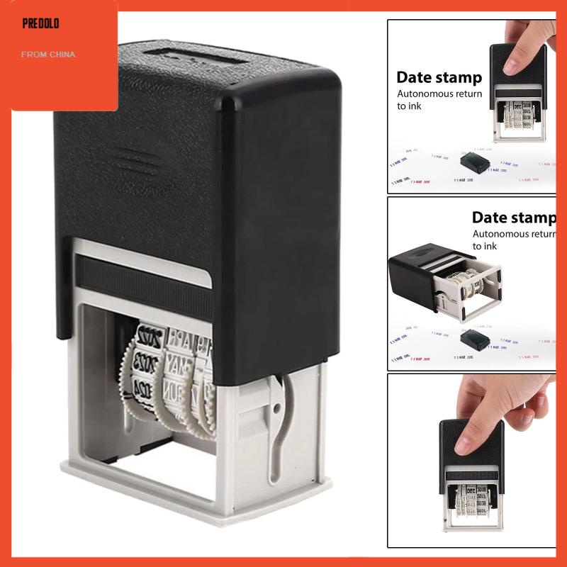 [Predolo] Stempel Tanggal Self Inking Dengan Adjustable Date Album Card Making Print Stamp