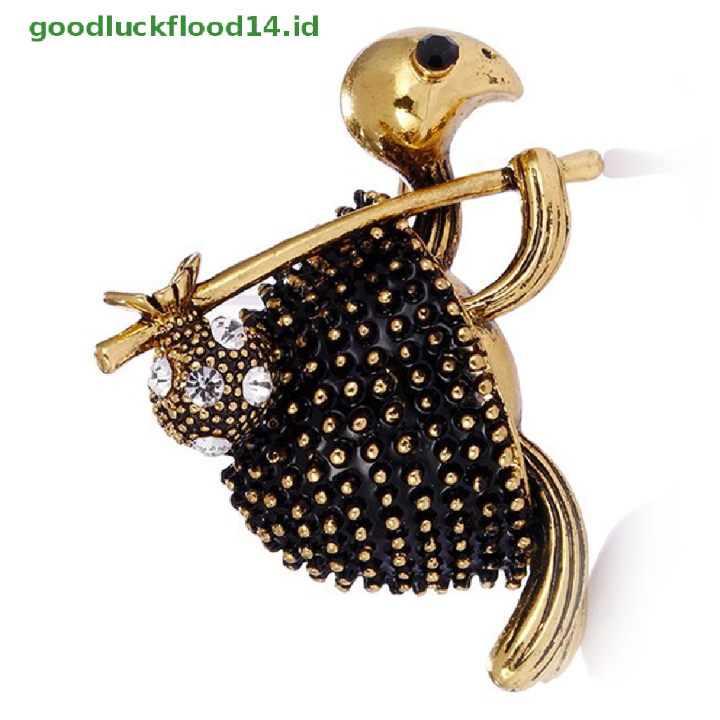 [GOOGFOUR] Enamel Turtle Bros Pin Kristal Hewan Bros Jas Kerah Pin Unisex Perhiasan [TOP]