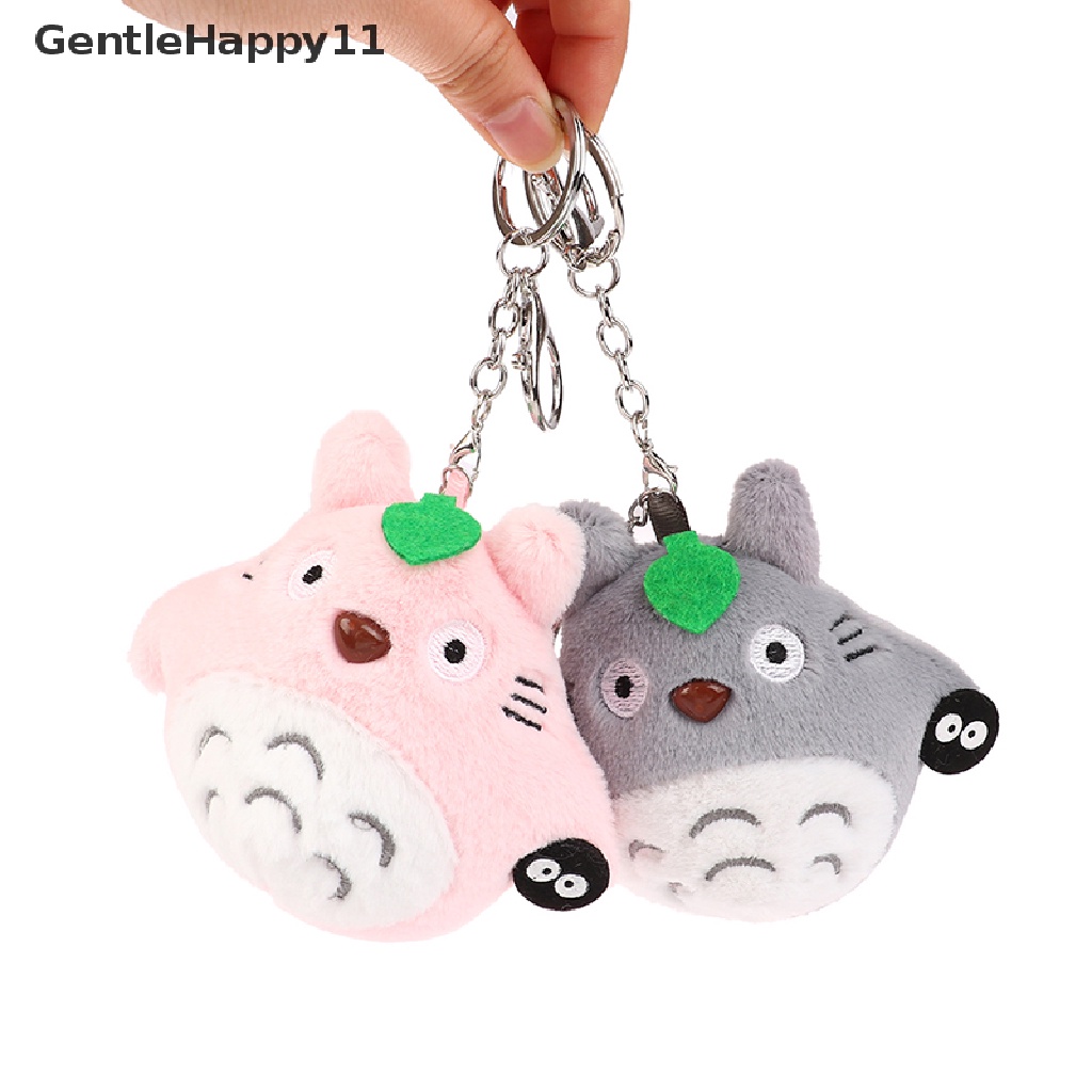Gentlehappy Mini My Neighbor Totoro Mainan Mewah Gantungan Kunci Mainan Boneka Boneka Totoro Mewah Hadiah id