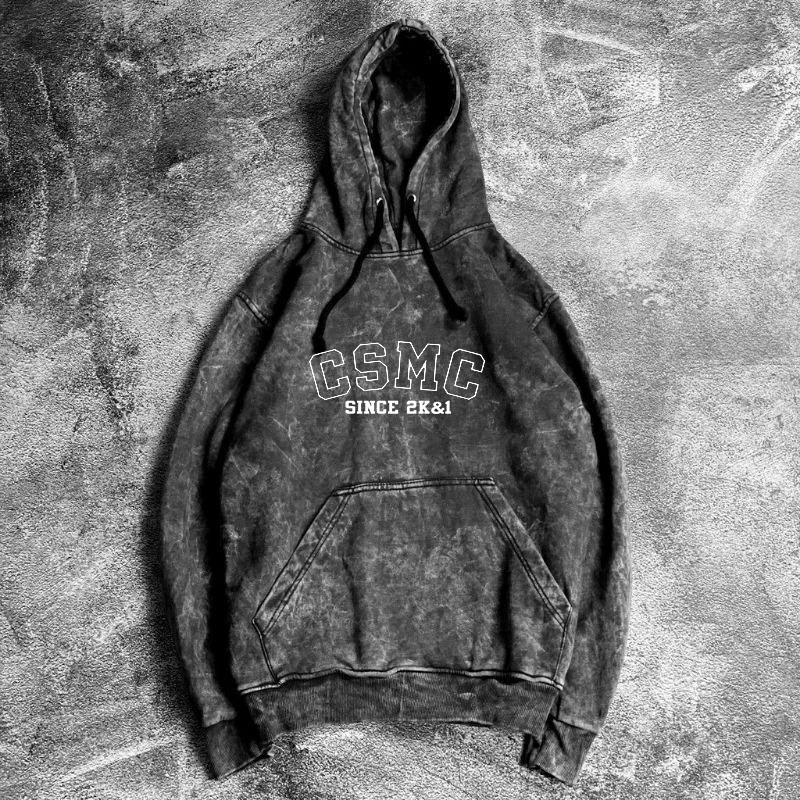 Sweater Hoodie Cosmic Watson sanwash grey  / hoodie cosmic pria / hoodie cosmic washing pria / hoodi