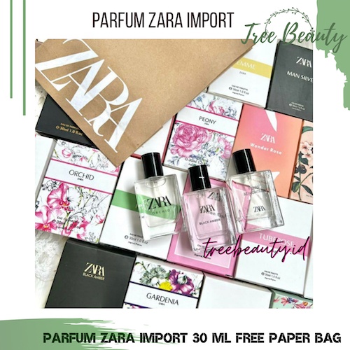 ZARA PARFUM IMPORT SINGAPORE - [FREE PAPERBAG] - Tahan Lama Premium Quality Zara Parfume