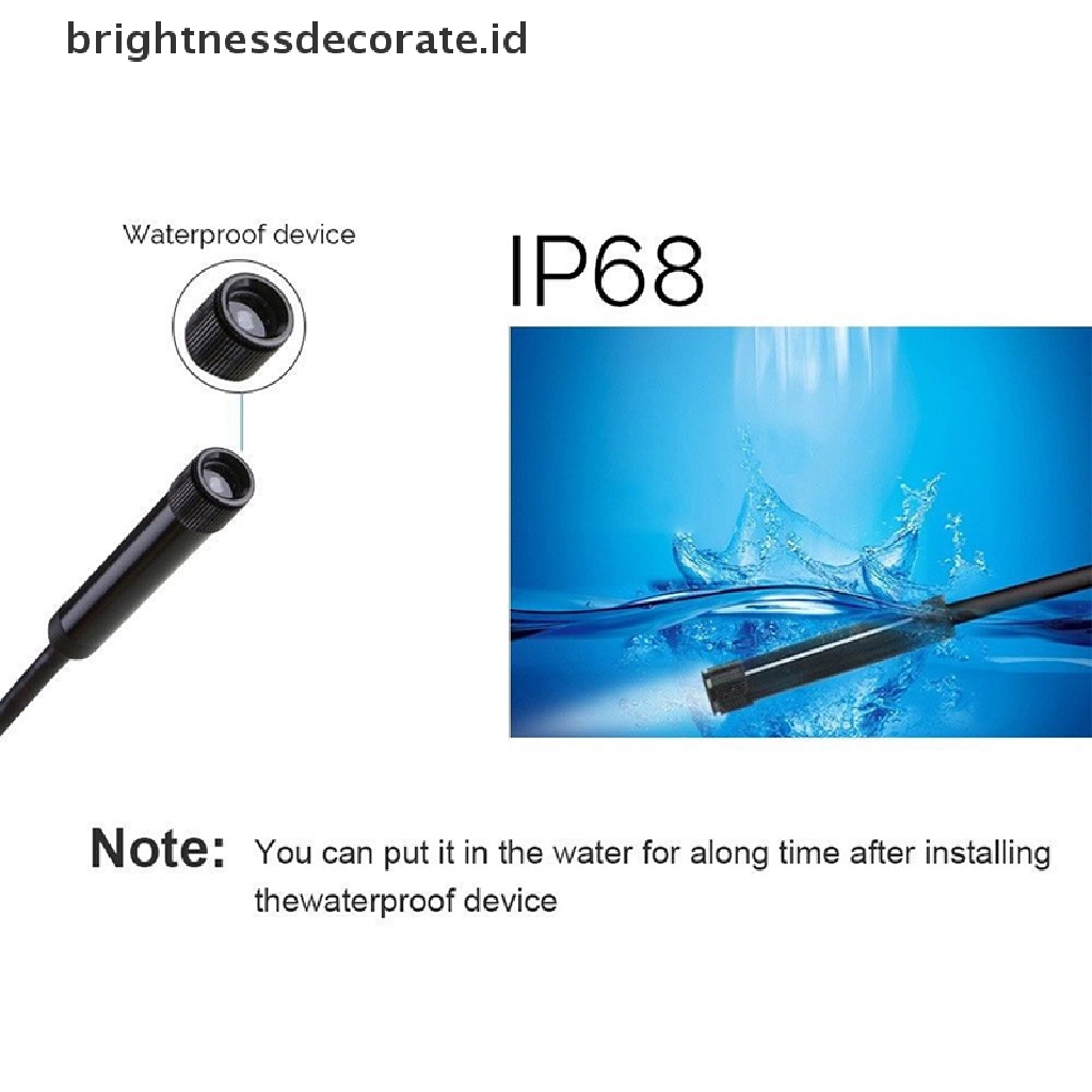 [Birth] 3in1 USB Type-C Endoscope Inspection Borescope Lensa 5.5 /7/8mm HD Kamera IP68 [ID]