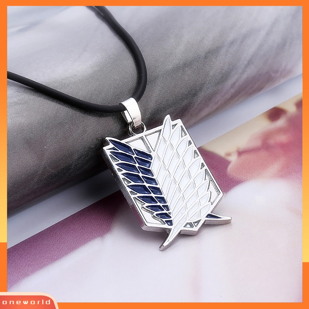 {oneworld} Kalung Lucu Kreatif Attack On Titan Cosplay Anime Kalung Untuk Wanita