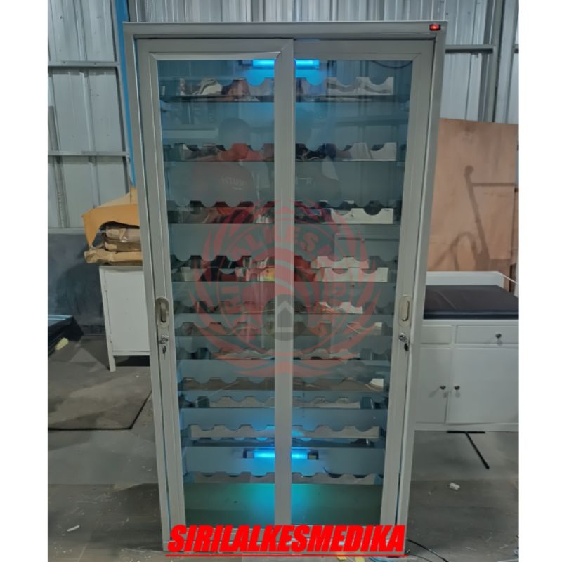 Lemari dialyzer/Lemari dialyzer besi 2 pintu/Lemari penyimpanan dahar