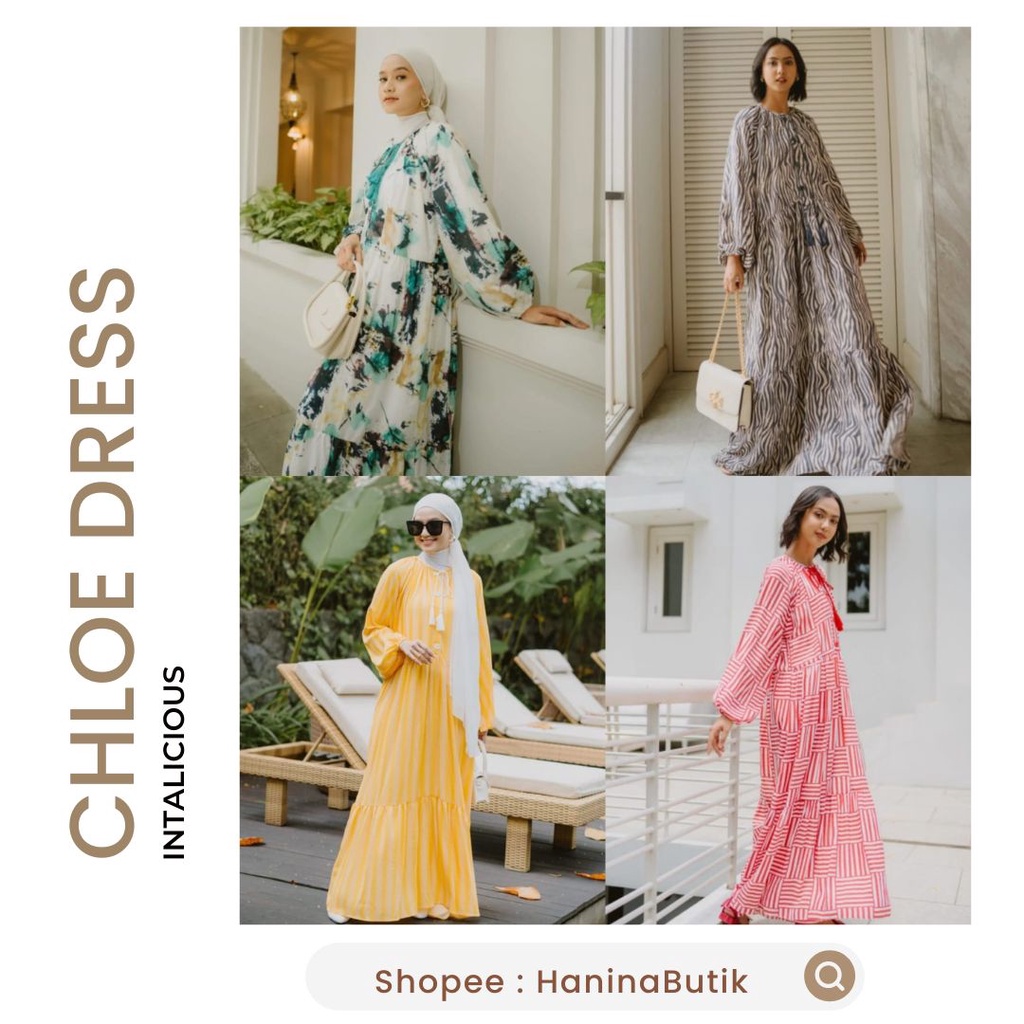 (𝗦𝗜𝗔𝗣 𝗞𝗜𝗥𝗜𝗠) CHLOE DRESS SCARLET PINEAPPLE FOSS CARIBBEAN GREEN by INTALICIOUS | DRESS INTALICIOUS D